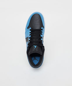 Air Jordan 1 Low Sneaker Herren blau schwarz 3