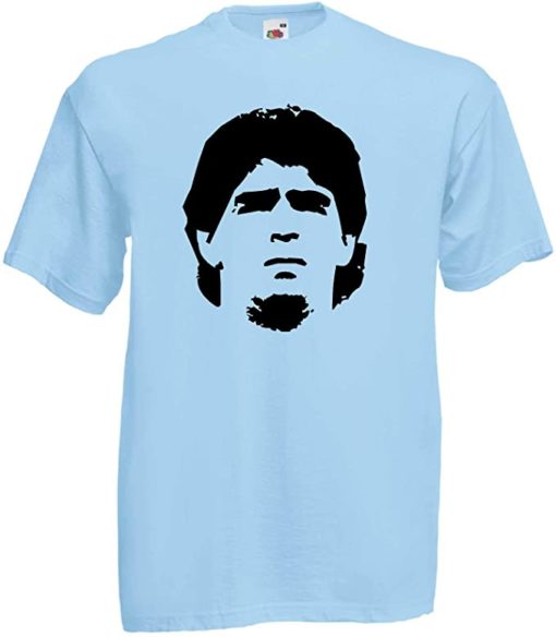 maradona shirt hellblau