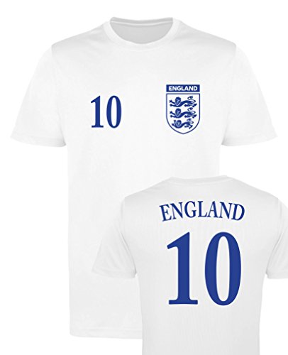 Nr navy ENGLAND T-Shirt Trikot EM 2016 Fußball inkl Name 